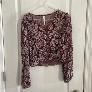 Anthropologie long sleeve blouse